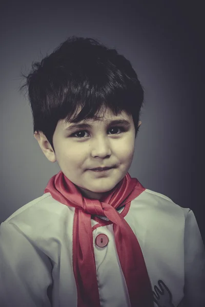 Child dress funny chef — Stock Photo, Image