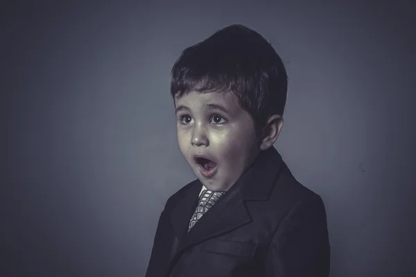 Boy in suit and tie — Stock Photo, Image