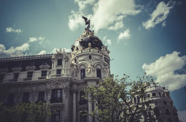 Metrópolis, imagen de la ciudad de Madrid — Foto de Stock