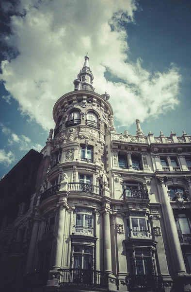 Banco, Imagen de la ciudad de Madrid — Foto de Stock