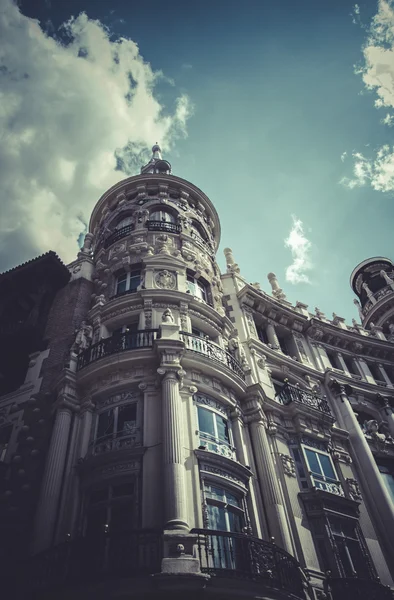 Bank, Image of the city of Madrid — Stock Photo, Image