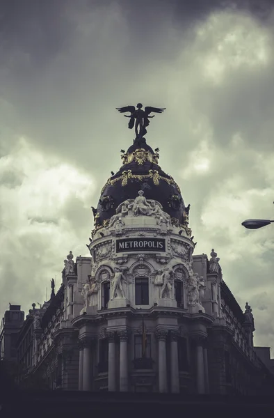 Metrópolis, imagen de la ciudad de Madrid — Foto de Stock