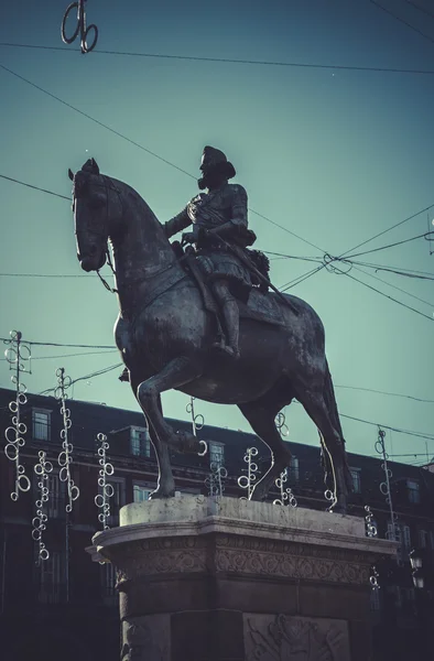 Plaza Mayor, Image of the city of Madrid — Stock Photo, Image