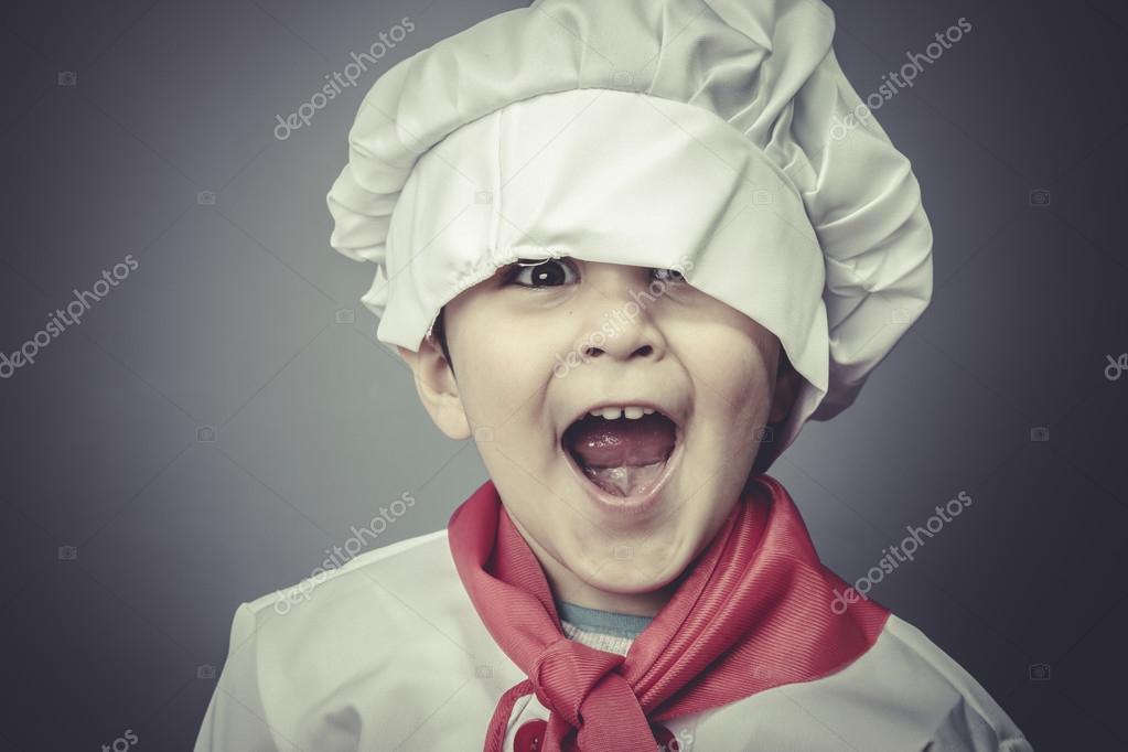 Child dress funny chef Stock Photo by ©outsiderzone 47596183