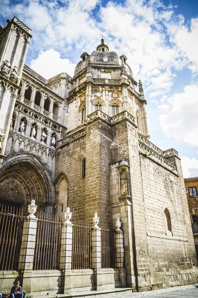 Majestätische kathedrale von toledo — Stockfoto