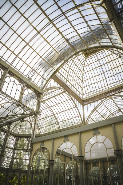 Palácio de Cristal no Parque do Retiro — Fotografia de Stock