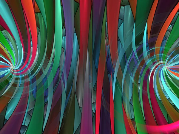 Декоративный Абстрактный Фон Современного Дизайна Цветные Фракталы Геометрические Формы — стоковое фото