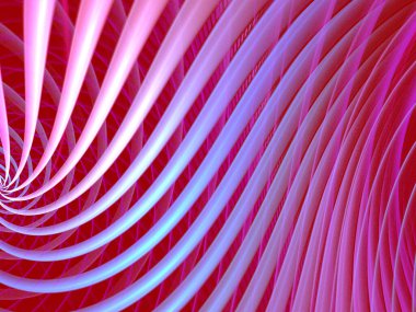 Modern tasarım için kırmızı dekoratif soyut arkaplan. renkli fraktallar ve geometrik şekiller