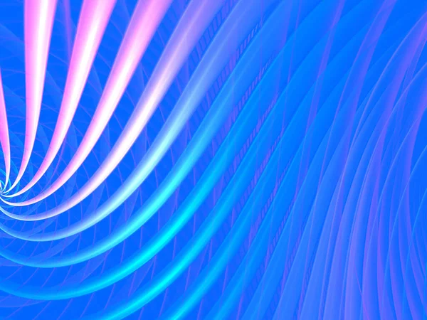 Modern Tasarım Için Mavi Dekoratif Soyut Arkaplan Renkli Fraktallar Geometrik — Stok fotoğraf