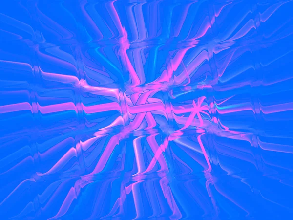Синій Декоративний Абстрактний Фон Сучасного Дизайну Кольорові Фрактали Геометричні Фігури — стокове фото