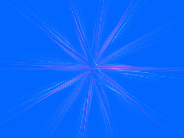 Blauw Decoratieve Abstracte Achtergrond Voor Modern Design Gekleurde Fractals Geometrische — Stockfoto