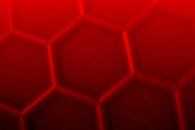 nanoteknoloji konsepti, mikroçip ve elektronik, bal peteği, 3d fraktal tasarım