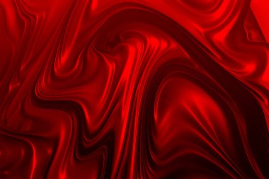 Volkanik lav kavramı kırmızı ve turuncu renkli, 3 boyutlu fraktal arkaplan. Tasarım için dekoratif resim