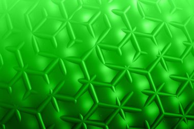 3 boyutlu fraktal arkaplan. Tasarım için dekoratif imaj, sebze ekinleri, yeşil teknoloji ve ekoloji, konsept