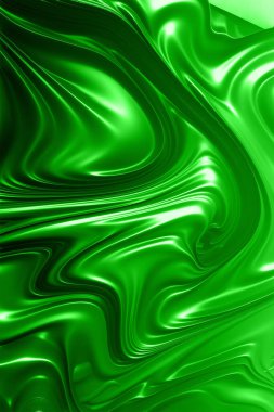 3 boyutlu fraktal arkaplan. Tasarım için dekoratif imaj, sebze ekinleri, yeşil teknoloji ve ekoloji, konsept