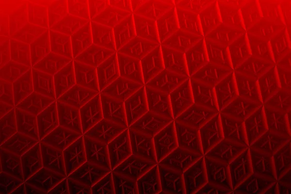 Red Color Heat Fire Concept Fractal Background Decorative Image Design — Stock Photo, Image