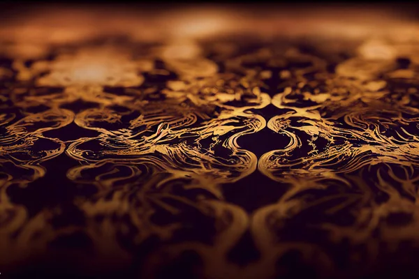 Золотой Фон Водами Золотых Цветных Чернилах Декоративный Образ Мероприятий Свадеб — стоковое фото