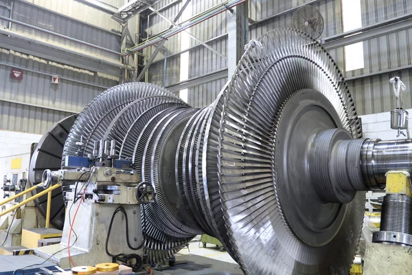 Turbine à l'atelier — Photo