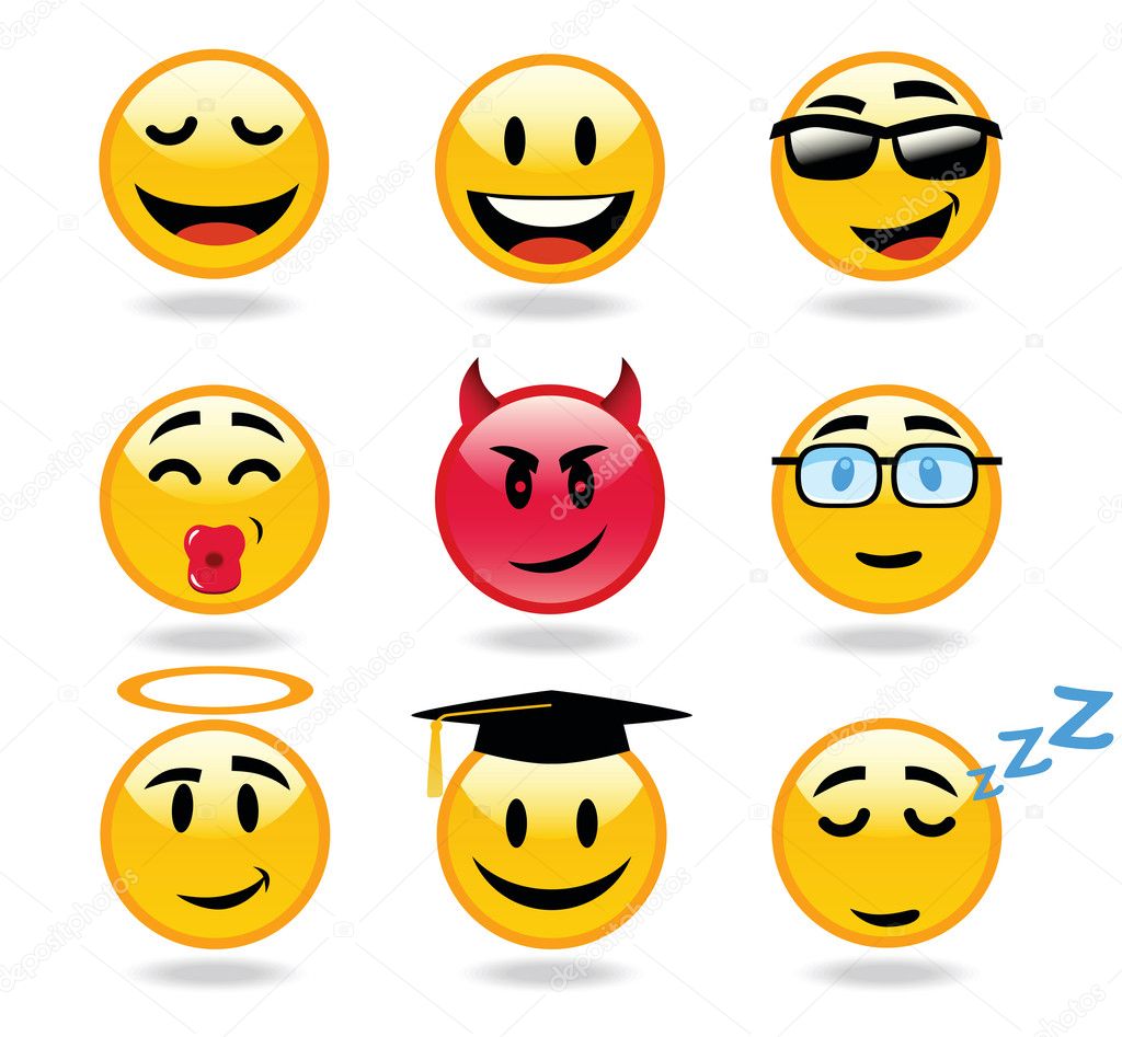 Emoticons character icons