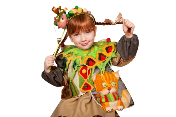 Criança em traje de carnaval . — Fotografia de Stock