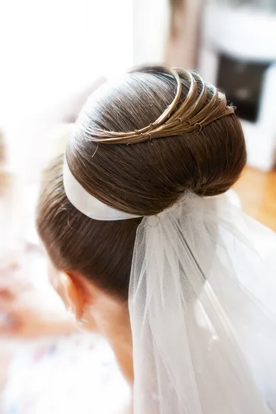 新娘发型 图库图片
