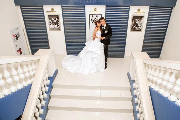 Lovely Young Wedding Couple — Stock Photo, Image