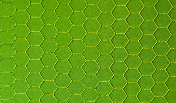Grön hexagonal bakgrund — Stockfoto