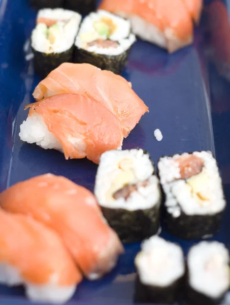 Lachssushi — Stockfoto