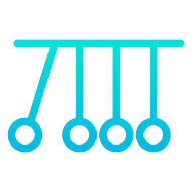 newtons beşik vektör çizimi 