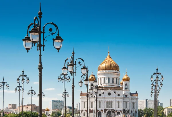 Catedral de Cristo Salvador, Moscou, Rússia — Fotografia de Stock