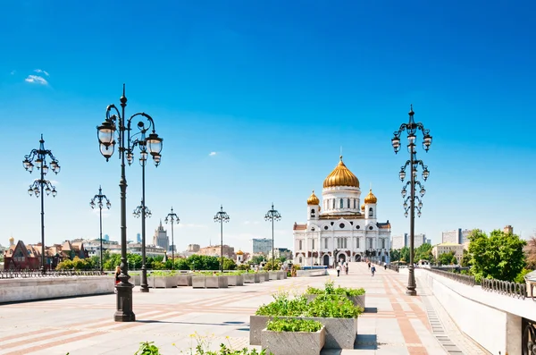 Katedra Chrystusa Zbawiciela, Moskwa, Rosja — Zdjęcie stockowe