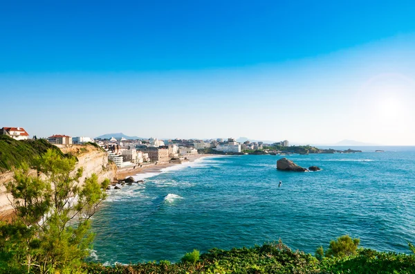 Vista del centro di Biarritz, Francia — Foto Stock