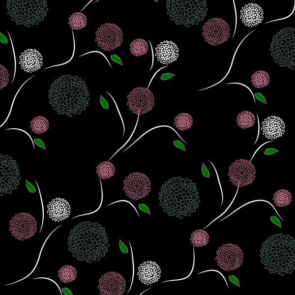 Bloemenpatroon — Stockvector