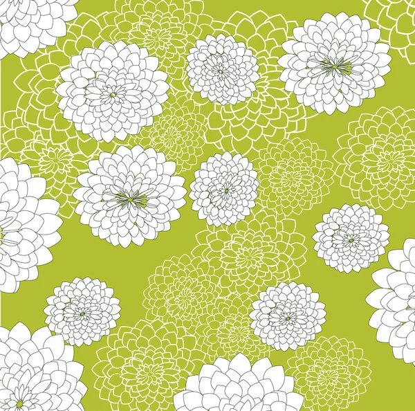 Carte avec fond floral abstrait . — Image vectorielle