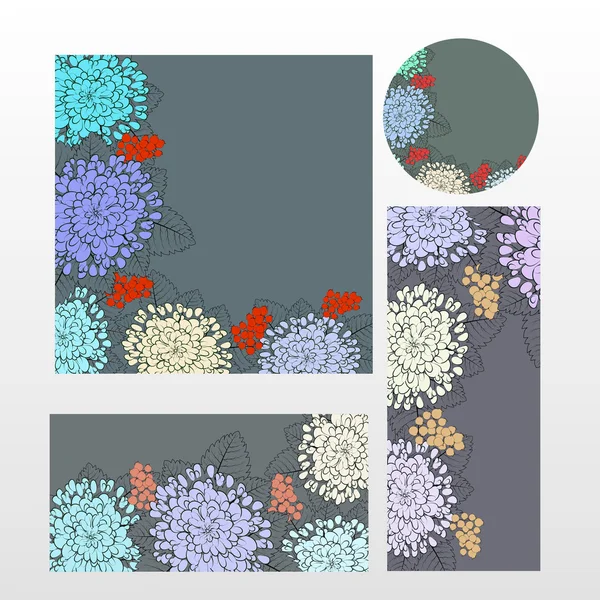 Abstracte bloemenachtergrond. — Stockvector