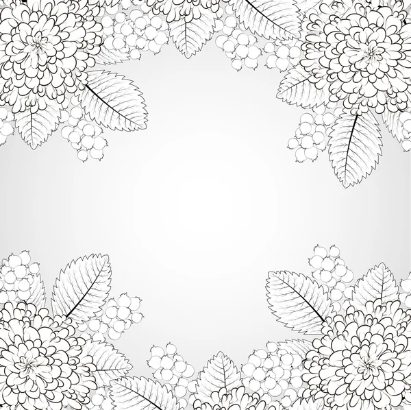 Bloemen vector illustratie — Stockvector
