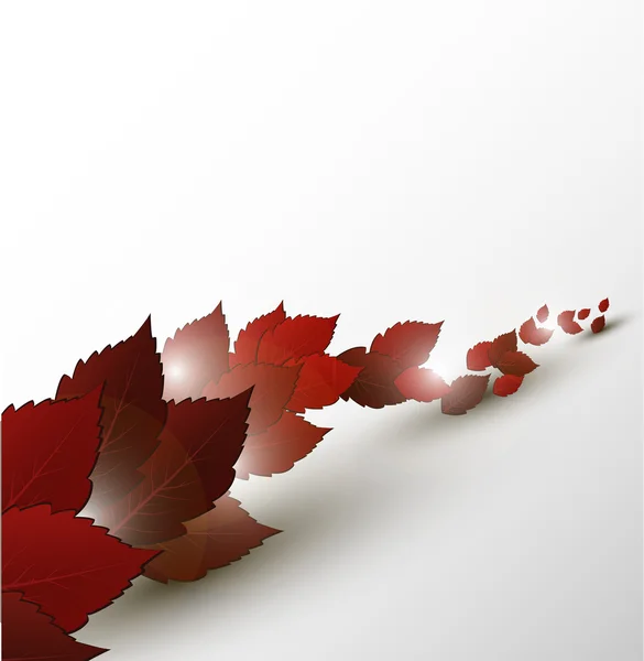 Feuilles d'automne Frontière — Image vectorielle