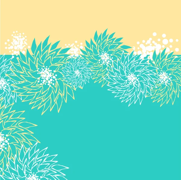 Cartão com fundo floral abstrato . — Fotografia de Stock