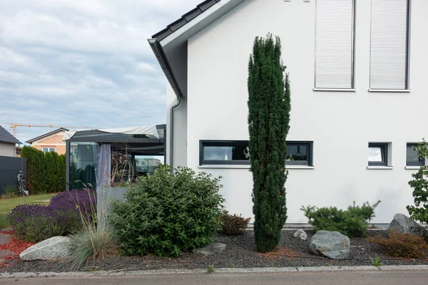 Modern House Facade South Germany Summertime — Stock Photo, Image