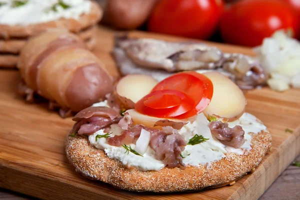 ringa balığı havyar ile tost