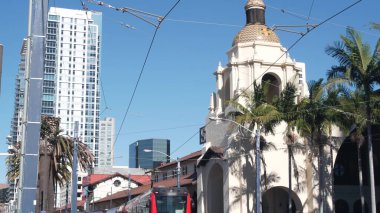 Santa Fe İstasyonu tren istasyonu. Demiryolu terminali, San Diego, California, ABD.