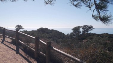 Torrey Pines eyalet parkı, doğal rezerv, yürüyüş ve patika, Kaliforniya