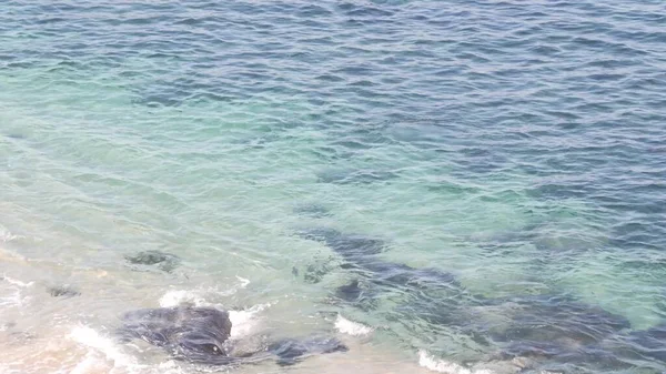 Kristallblauer Azurblauer Transparenter Ozean Bucht Jolla Kalifornische Küste Usa Türkis — Stockfoto