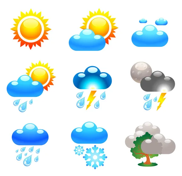 Weather conditions — Stock Vector