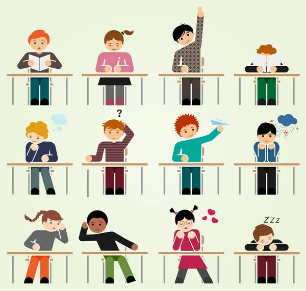 Hari Sekolah — Stok Ilustrasi Hari Sekolah Stok Vektor Bebas Royalti