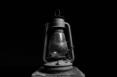 antique lamp, end of the world, an abstract photo studio clipart