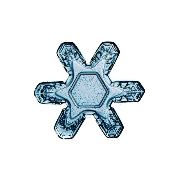 Simple snowflake — Stock Photo, Image