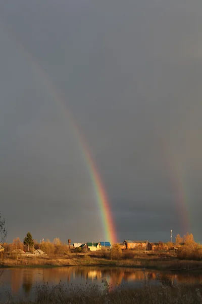 Arcobaleno in autunno — Foto Stock