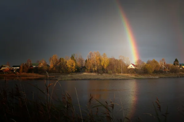秋の虹 — ストック写真