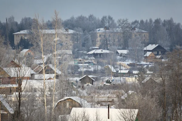 Winter village — Stock Photo, Image